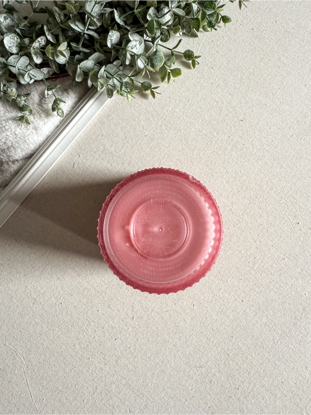 Starbucks Studded Tumbler Pink Reusable Cup Matte Textured - Picture 3 of 4